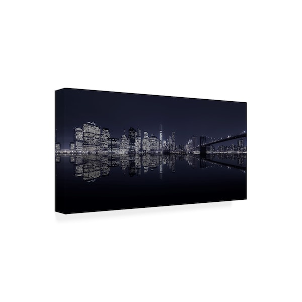 Jorge Ruiz Dueso 'Never Sleeps 3' Canvas Art,24x47